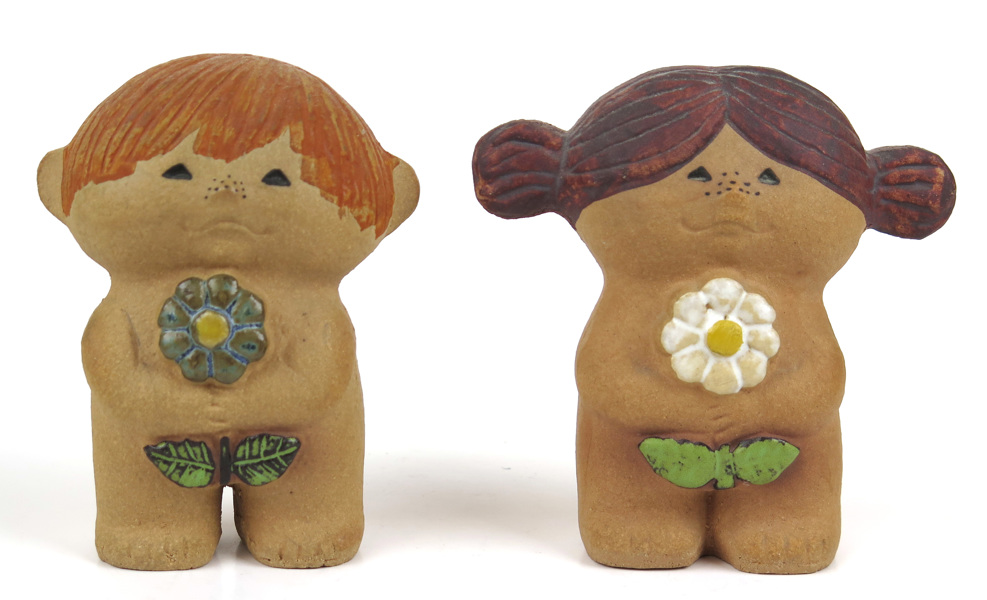 Larson, Lisa för Gustafsberg Studio, figuriner, 1 par, delvis glaserat stengods, "Adam" respektive "Eva liten",_10218a_8d92f330d608209_lg.jpeg