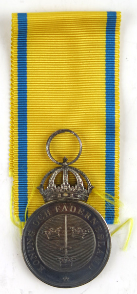 Medalj, silver; Kungliga Svärdsordens Svärdsmedalj, _10424a_8d9325a5f28e666_lg.jpeg
