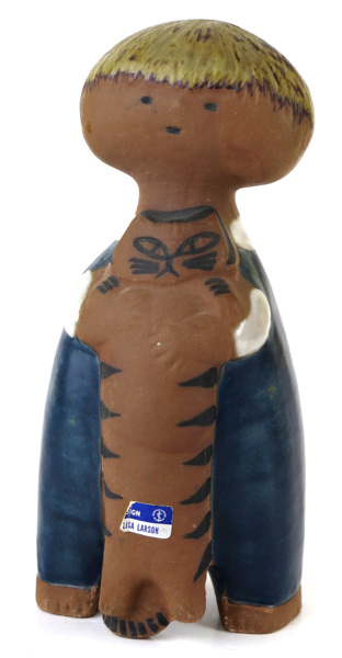 Larson, Lisa för Gustavsberg Studio, figurin, delvis glaserat stengods, "Pelle", _11023a_lg.jpeg