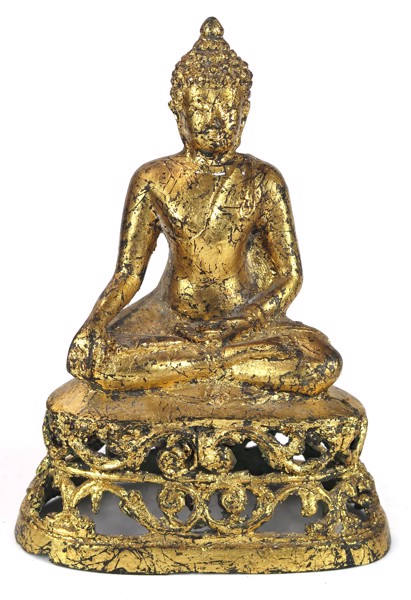 Skulptur, förgylld brons, sittande Buddha, _1117a_8d82da35899fc0e_lg.jpeg