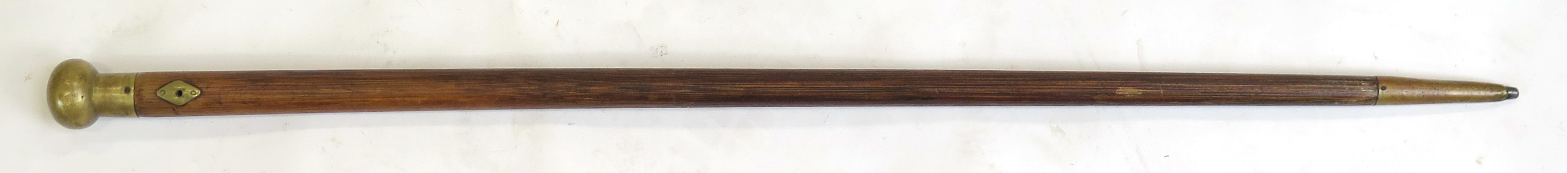 Käpp, trä med mässingbeslag, 1800-talets mitt, _11427a_lg.jpeg