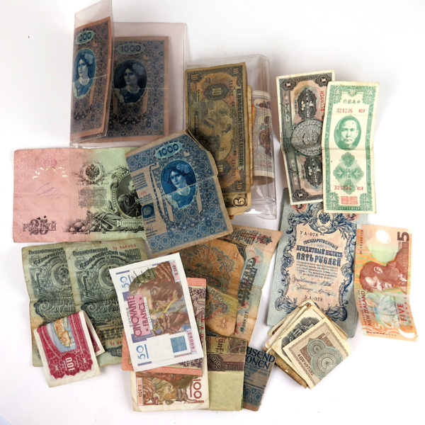 Parti äldre sedlar, Ryssland/Sovjet, Österrike, Frankrike mm, _11745b_8d94d4106fee296_lg.jpeg