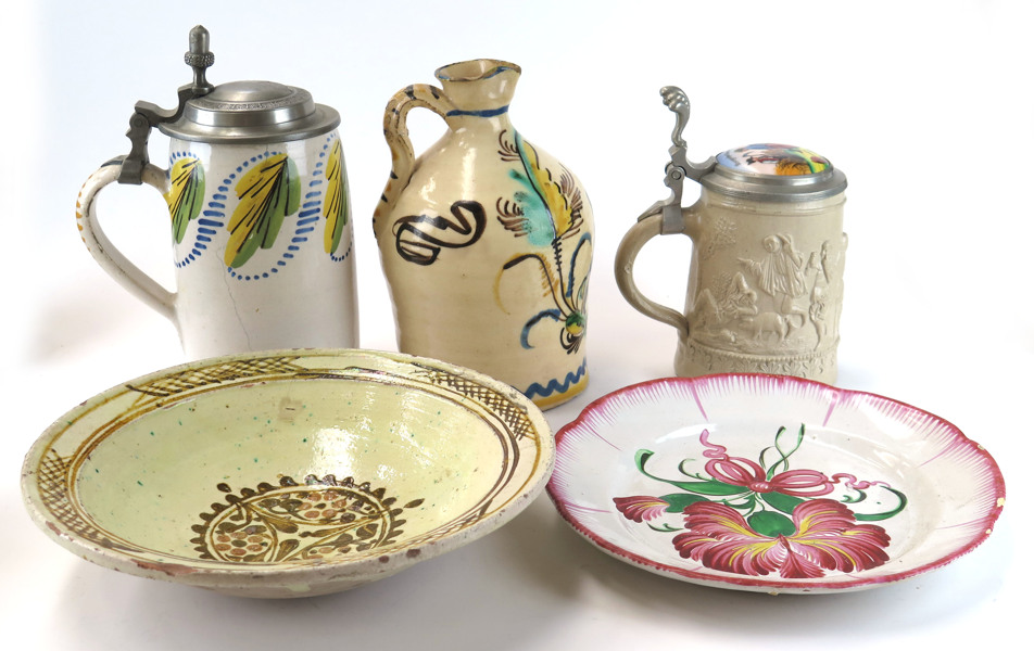 Parti keramik, 1800-tal, lockstop med tennlock, kanna mm_1220a_8d82e6a0834dde4_lg.jpeg