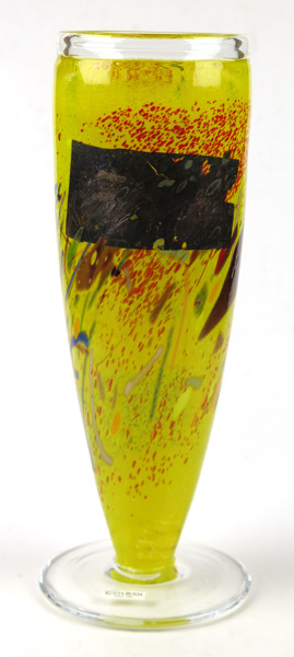 Vallien, Bertil för Kosta Boda, vas, glas, "Satellite", dekor av polykroma färgfält, _13371a_8d97e8a30e9162a_lg.jpeg