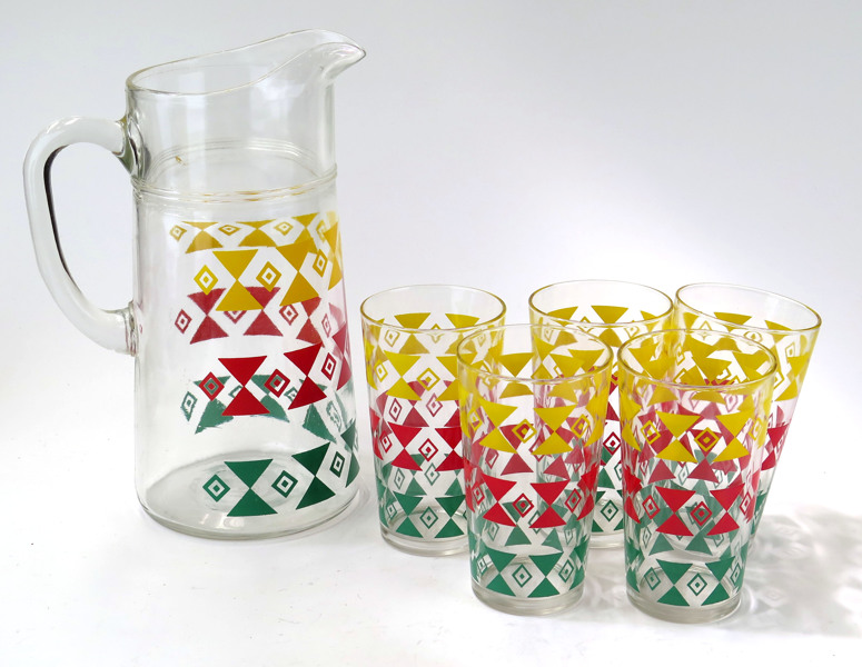 Okänd designer, 1960-70-tal, saftservis, 6 delar, glas, _1346a_8d82f1d11fb11dd_lg.jpeg