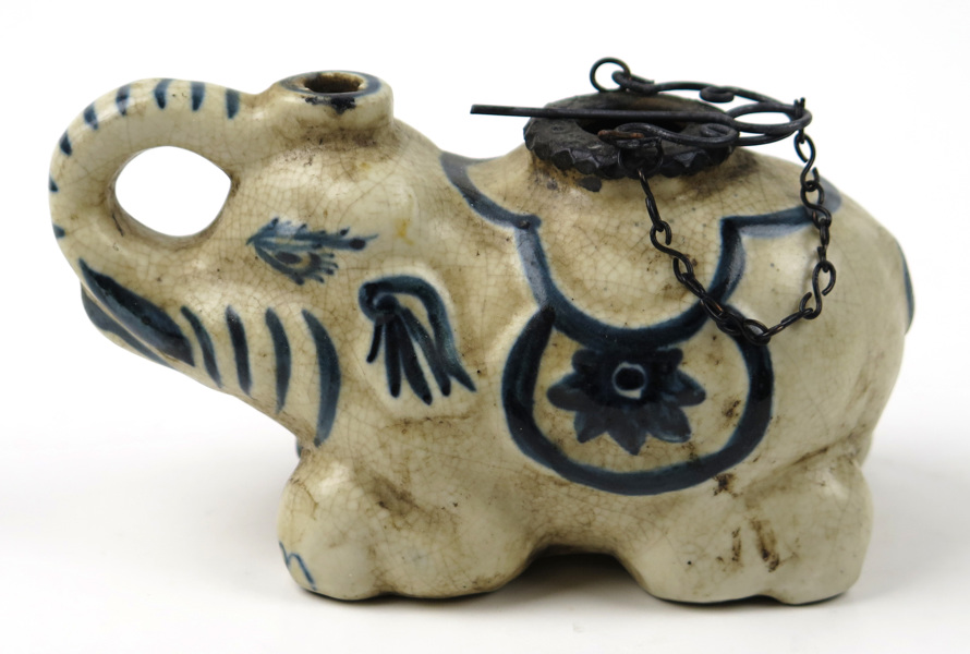 Rökelsekar, glaserat flintgods med bronsmontage, orientaliskt arbete, 1900-tal, _13927a_lg.jpeg