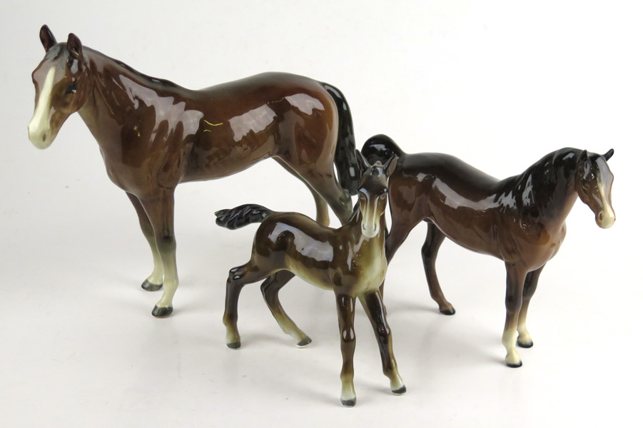 Figuriner, 3 st, glaserat flintgods, Beswick, 1900-talets mitt, _14710a_8d9af4f04644c35_lg.jpeg