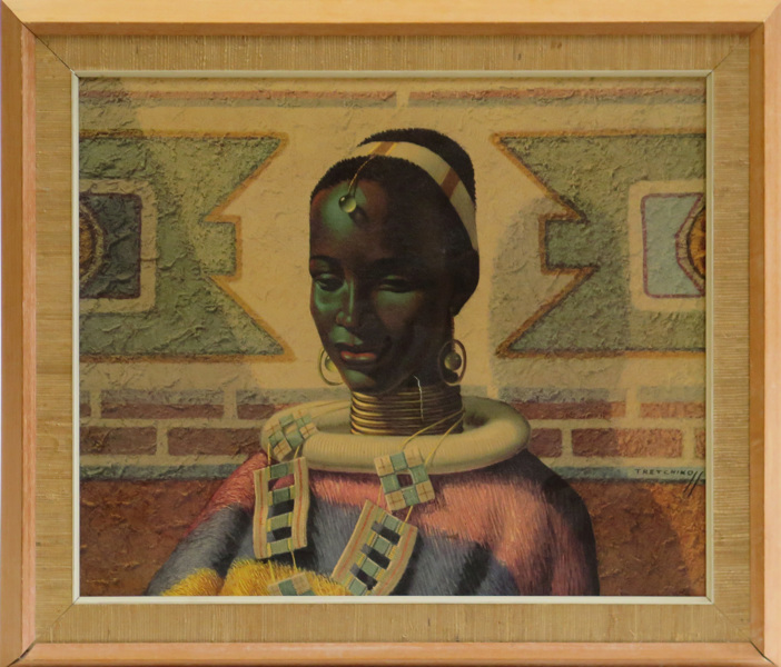 Tretchikoff, Vladimir, färgoffset, Woman of Ndebele, _14746a_lg.jpeg