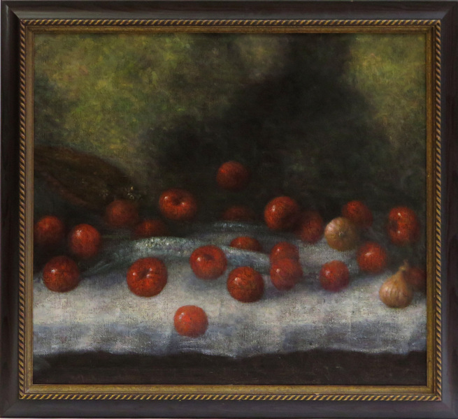 Peterson-Berger, Willie, blandteknik, komposition med tomater och gula lökar,_14771a_lg.jpeg