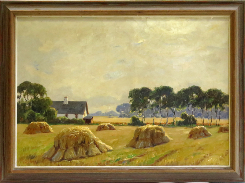Gregers-Rasmussen, Alfred, olja, landskap med hövolmar, _14914a_lg.jpeg