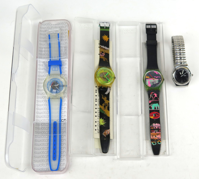 Armbandsur, 4 st, plast repektive metall, Swatch, _15240a_lg.jpeg