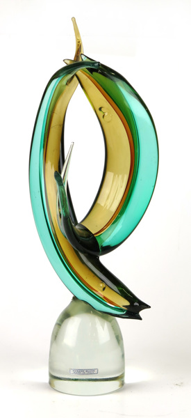 Okänd designer, Murano, skulptur, gul och grön glasmassa, _15626a_8d9bfb70da78604_lg.jpeg