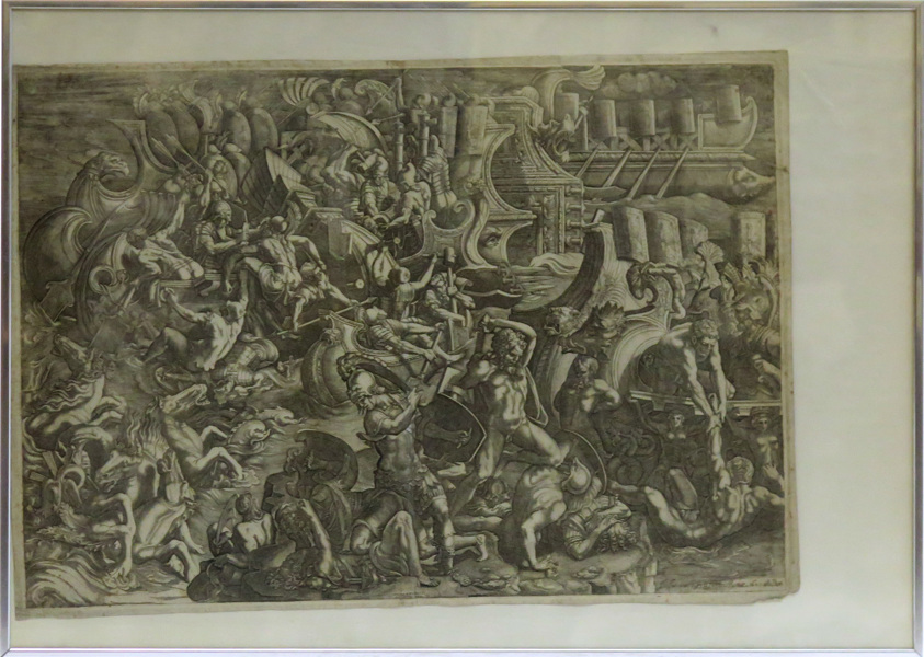 Rossi, Giovanni Giacomo efter Scultori (Mantovano), Giovanni Battista, kopparstick, "The Trojans repulsing the Greeks, 1642", efter Homeros Iliaden, _15877a_lg.jpeg