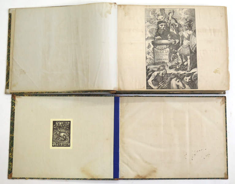 Bok, Dahlberg, Erik, "Suecia Antiqua et Hodierna" med förklarande textdel, sammanbunden med Burman, Georg von & Fischer Abraham, "Prospecter...."_15941a_lg.jpeg
