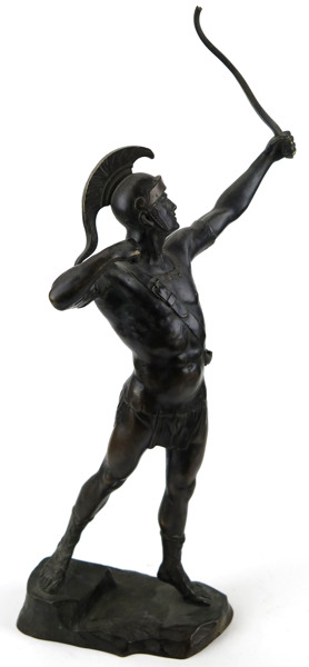 Okänd konstnär, 1900-talets början, skulptur, grekisk bågskytt, _1596a_lg.jpeg