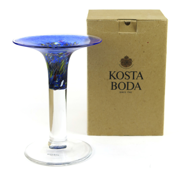 Vallien, Bertil för Kosta Boda Artist Collection, ljusstake, delvis blåtonat glas, Satellite, _16005a_8d9df3c4e283069_lg.jpeg