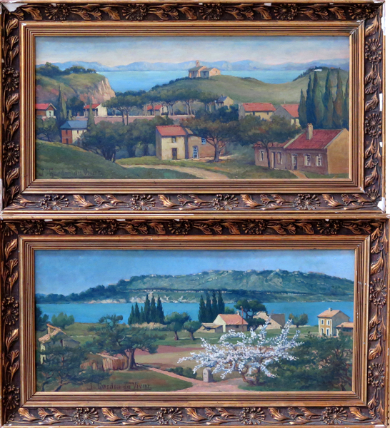 Guédon du Vivier, Joseph, oljemålningar, 1 par, _1618a_lg.jpeg