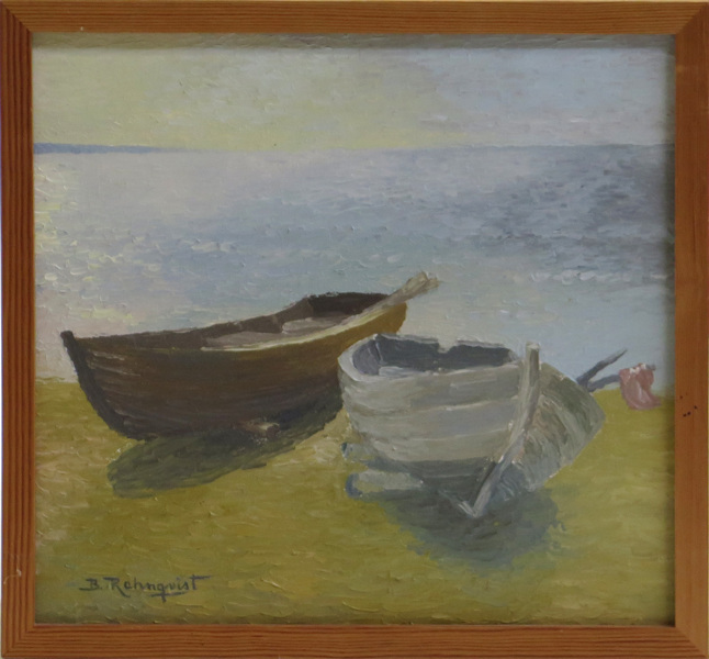 Rehnquist, Bonnie, olja, "Två båtar",  _16243a_lg.jpeg