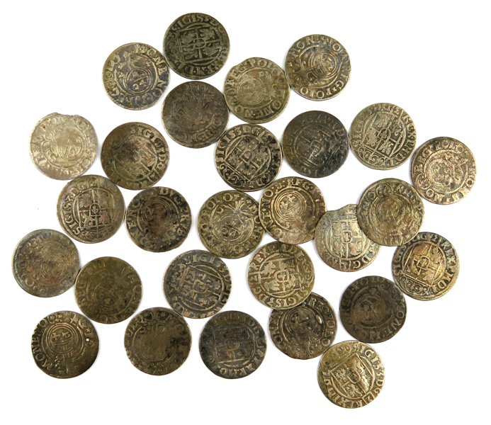 Parti silvermynt, 28 st, Polen, Sigismund III, _16653a_8d9f09f4aebbcfe_lg.jpeg