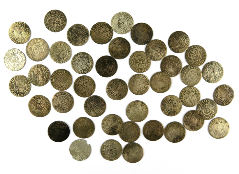 Parti silvermynt, cirka 40 st, Polen, Sigismund III Vasa_16662a_8d9f0a0bf5f06a2_lg.jpeg