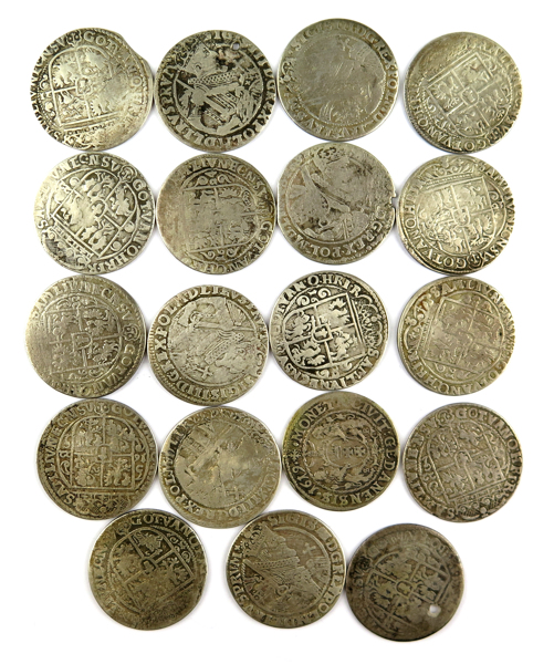 Parti silvermynt, 19 st, Polen, Sigismund III Vasa, _16665a_8d9f0a0e5d4d243_lg.jpeg