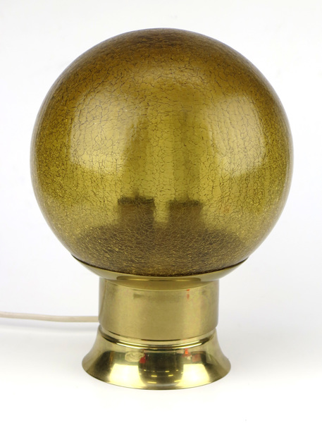 Okänd designer för Bergboms, bordslampa, mässing och gultonat glas, B-119_16688a_lg.jpeg