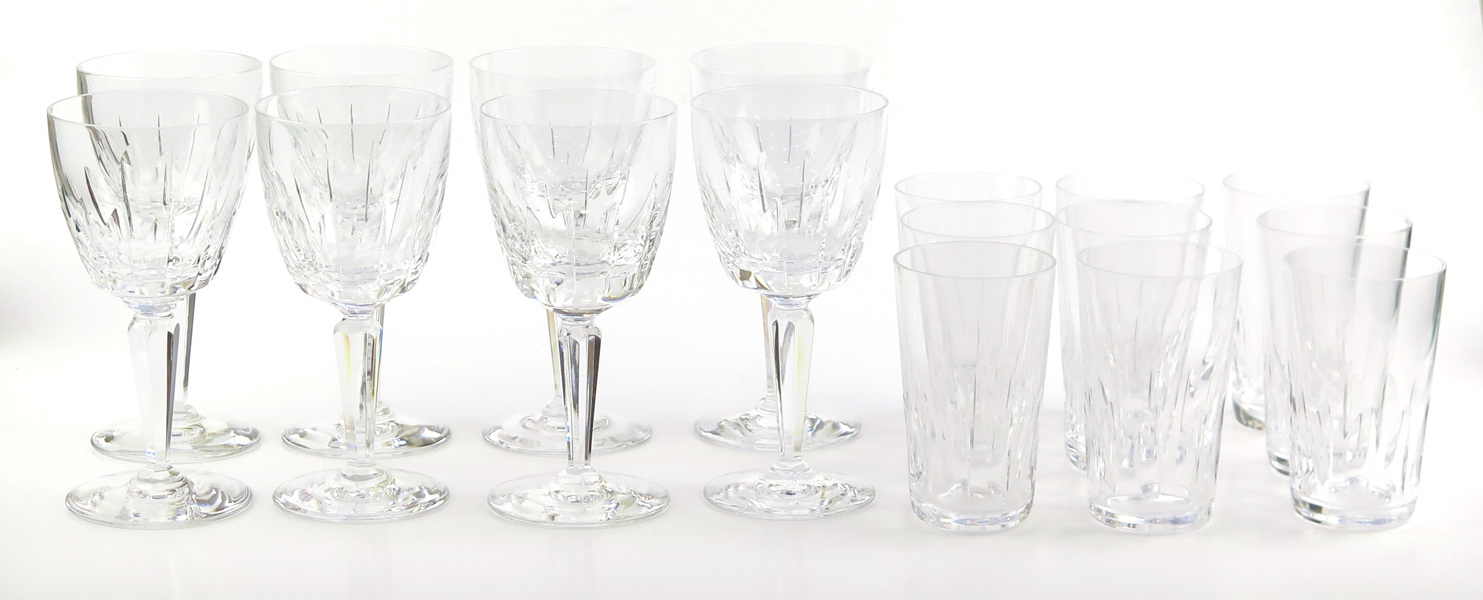 Lundin, Ingebord för Orrefors, vitvinsglas 8 st samt seltersglas 9 st, kristall, "Segel", _16898a_lg.jpeg
