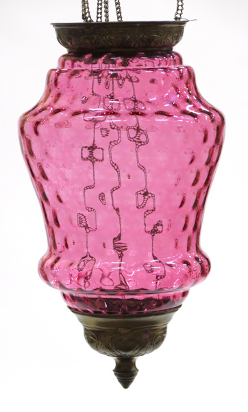Takampel, mässing med rosa glaskupa, så kallad månskensampel, _17582a_lg.jpeg