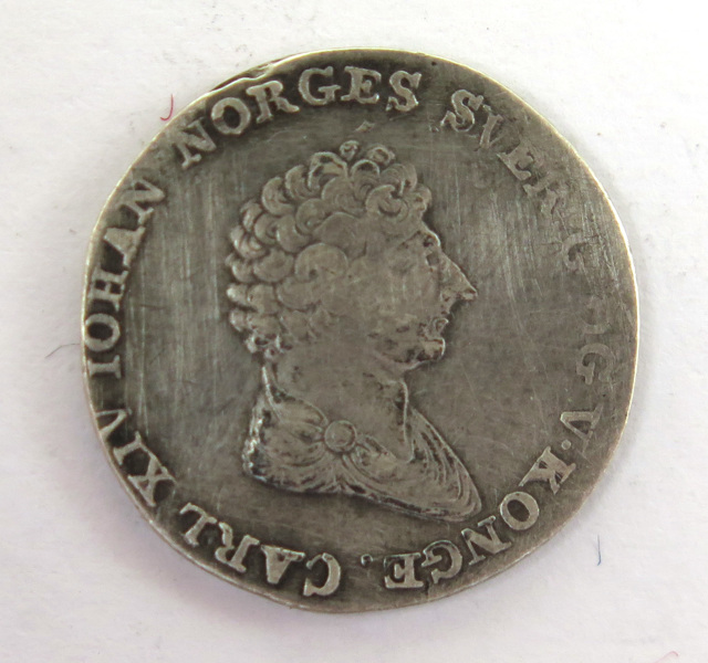 Silvermynt, 8 skilling, Norge, Karl XIV Johan 1827,_17618a_8da0beabcb116c3_lg.jpeg
