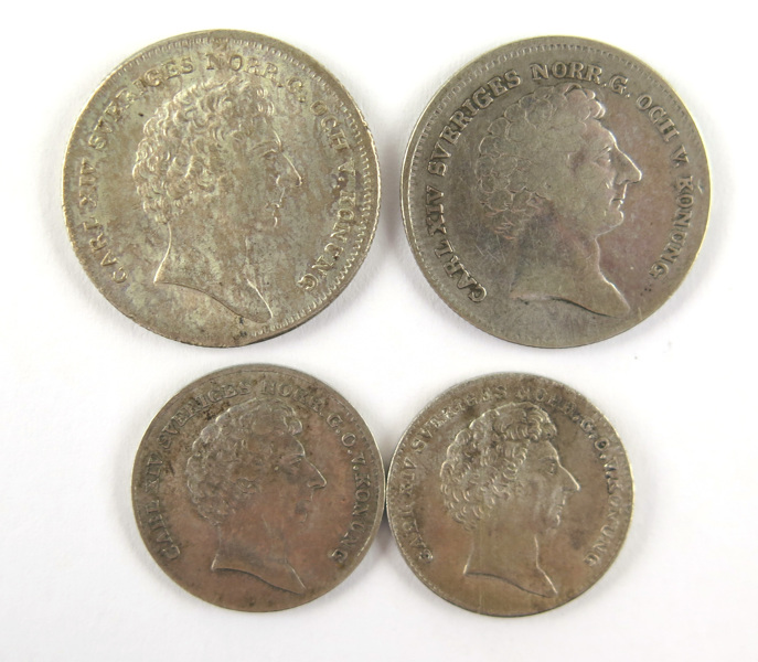 Silvermynt, 1/8 riksdaler 1832, 1833 samt 1/16 riksdaler spec 1835_17624a_8da0becdf5ef9f4_lg.jpeg
