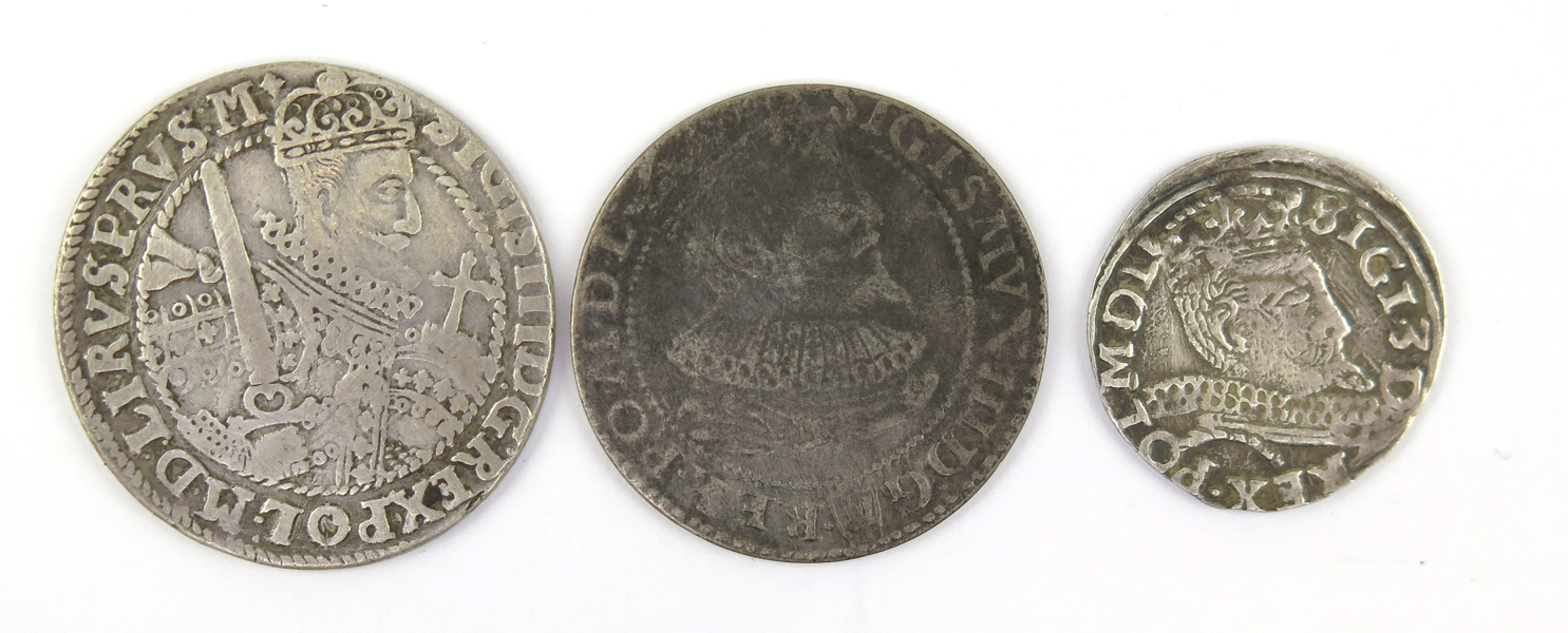 Mynt, Polen, Sigismund III, 6 groschen 1596, ort 1622 samt 3 groschen 1598_17644a_8da0bf205000700_lg.jpeg