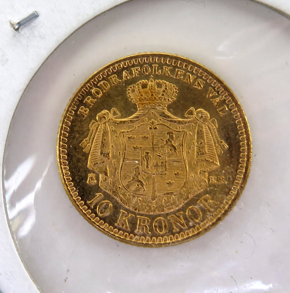 Guldmynt, 10 kronor, Oskar II 1883, _17727a_8da0cbf866d8684_lg.jpeg