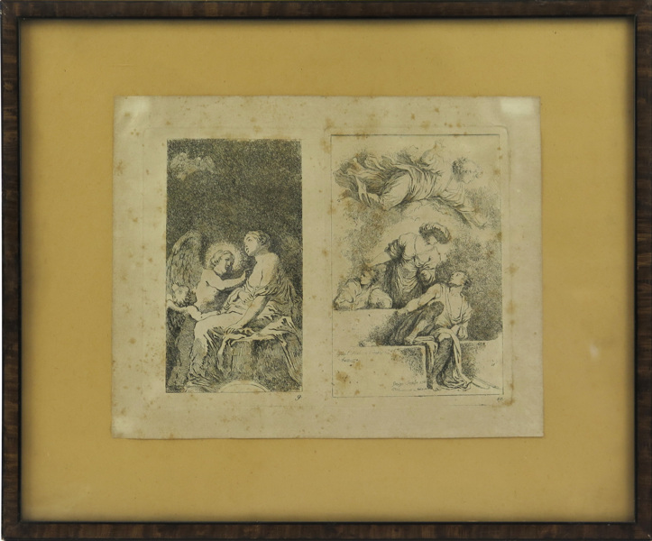 Fragonard, Jean Baptiste Honoré, kopparstick, 2 st, samtryckta; “Sainte Catherine d'Alexandrie” respektive _17900a_8da0db35d7bcb56_lg.jpeg