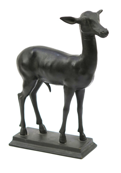 Skulptur, patinerad brons, så kallad Grand-Tour-souvenir, 1800-tal, stående hjort, _18013a_8da17baf9923911_lg.jpeg