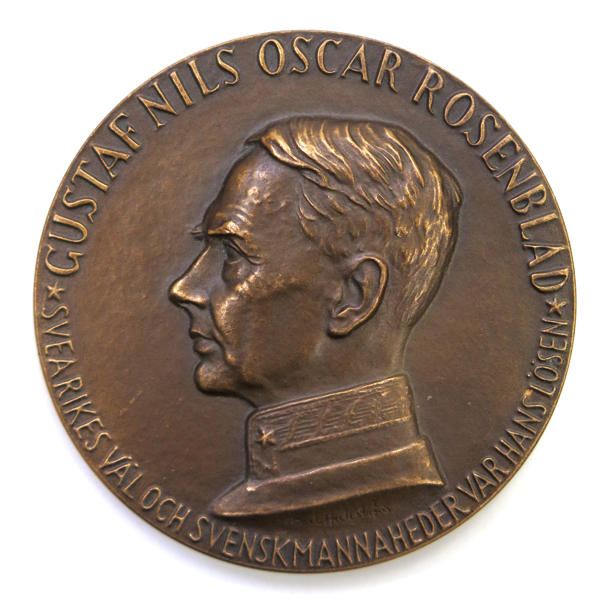 Minnesmedalj, brons, slagen till minne av generalmajoren mm Gustaf Nils Oscar Rosenblad (1888-1981)_1802a_8d84516cf2cfe41_lg.jpeg