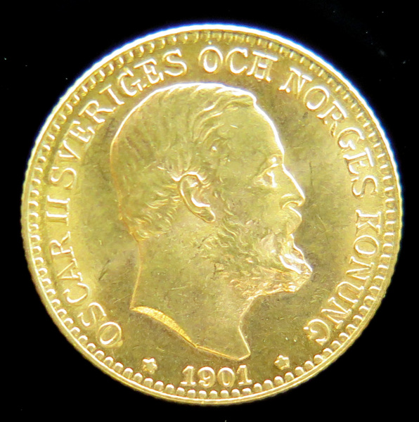 Guldmynt, 10 kronor, Oskar II 1901, guldhalt 900/1000, 4,48 gr, _18065a_8da1898b52a2213_lg.jpeg