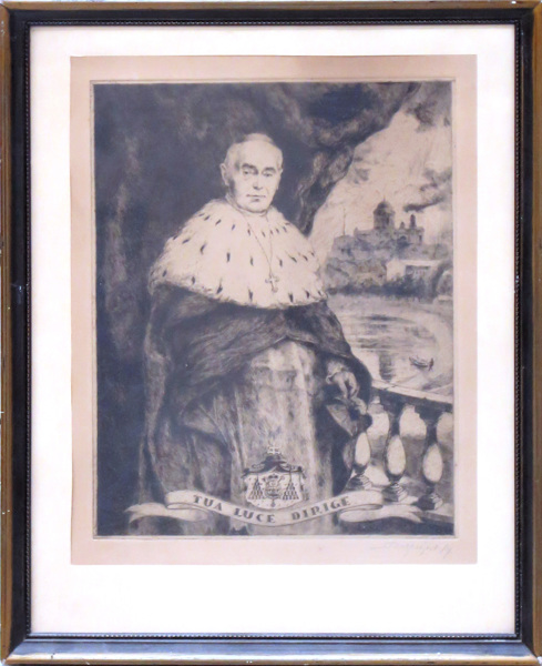 Okänd ungersk konstnär, etsning, porträtt av Primaten av Ungern, kardinal János Csernoch,_18185a_8da1c8ec5ebddaf_lg.jpeg