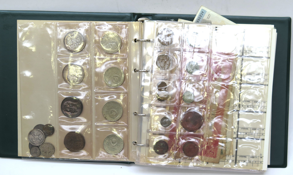Myntalbum med äldre mynt och sedlar, Ryssland, Estland, Tyskland mm, _18225a_8da1d424679d830_lg.jpeg