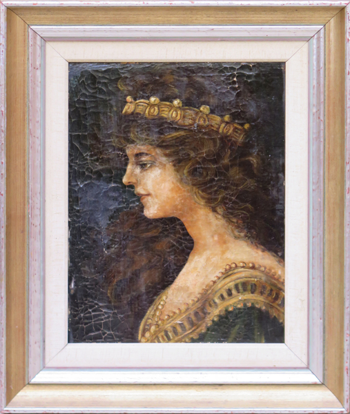 Okänd engelsk konstnär, sekelskiftet 1900, olja, porträtt av drottning, _18629a_8da23b35835259e_lg.jpeg