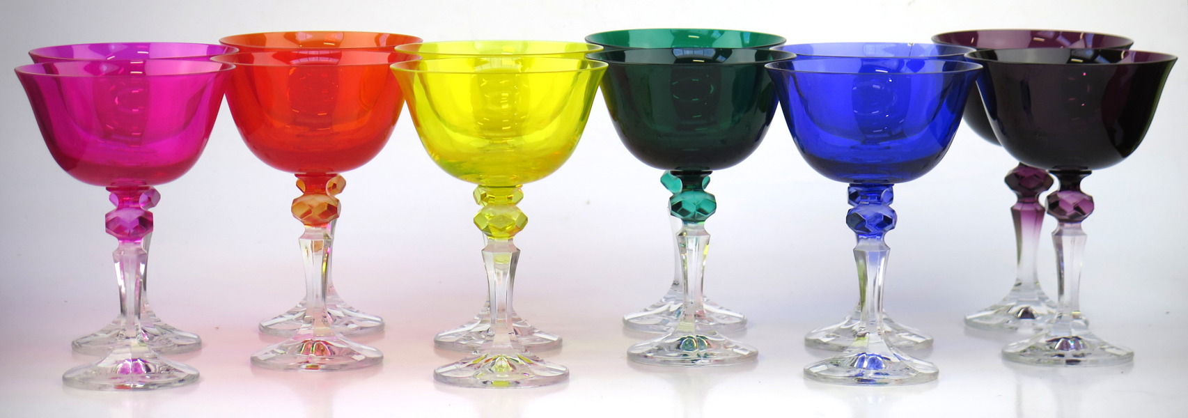 Coctailglas, 12 st, olikfärgade cuppor, framstår oanvända i originalförpackning, _18654a_8da23b38eafab9e_lg.jpeg