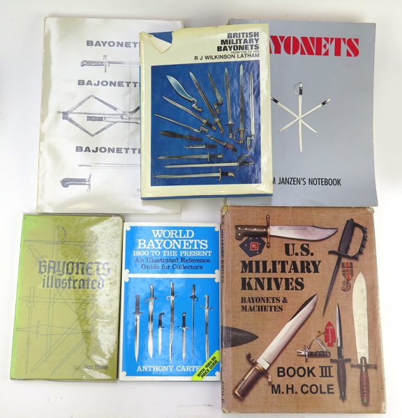 Böcker, militaria, 6 volymer bajonetter mm, _18996a_8da3a5b07245401_lg.jpeg