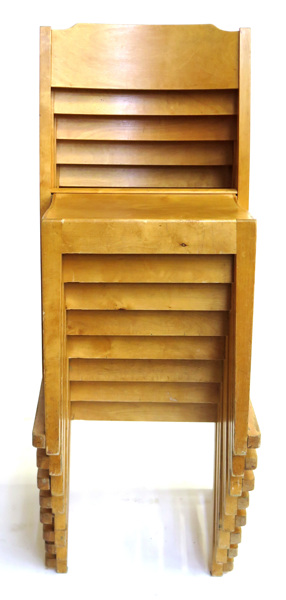Seeck, Herman för Asko, stolar, 8 st, björk, "Radstol modell 485", _19338a_lg.jpeg