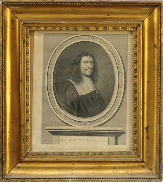 Nanteuil, Robert efter Duchâtel, Francois, kopparstick, porträtt av Jean-Baptiste van Steenberghen, 1668, _19927a_8da52cdf70d697b_lg.jpeg