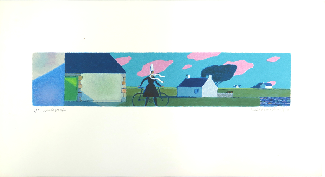 Lorentzon, Waldemar, färgserigrafi, motiv från Bretagne, _19937a_lg.jpeg
