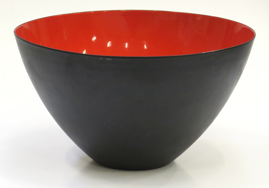 Krenchel, Herbert, skål svartlackerad metall med rödemaljerad insida, 'Krenit', design 1953, _1996a_8d849201ebd7c6d_lg.jpeg