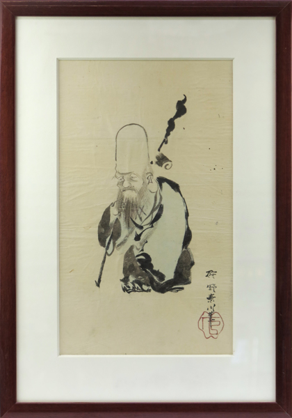 Okänd kinesisk konstnär, 1900-tal, tusch och akvarell, Shu-Lao, _20477a_lg.jpeg
