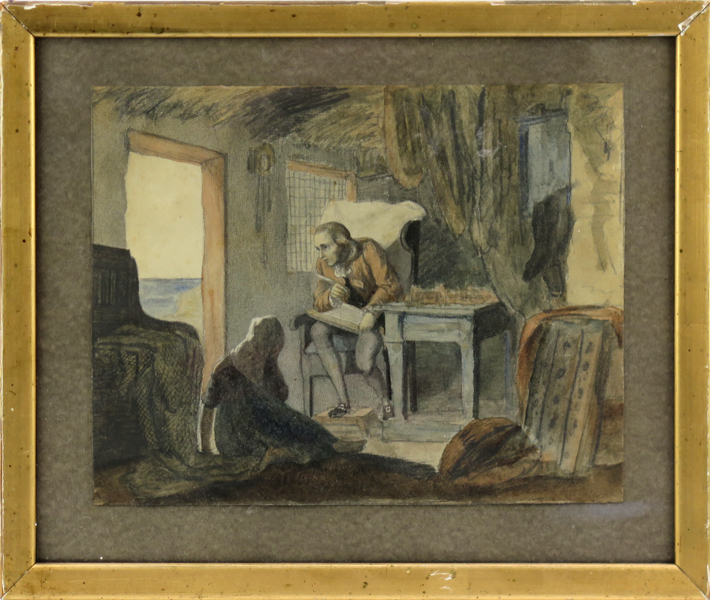 Okänd dansk konstnär, 1800-tal, akvarell, diktaren Johannes Ewald i Rungsted, _20692a_lg.jpeg