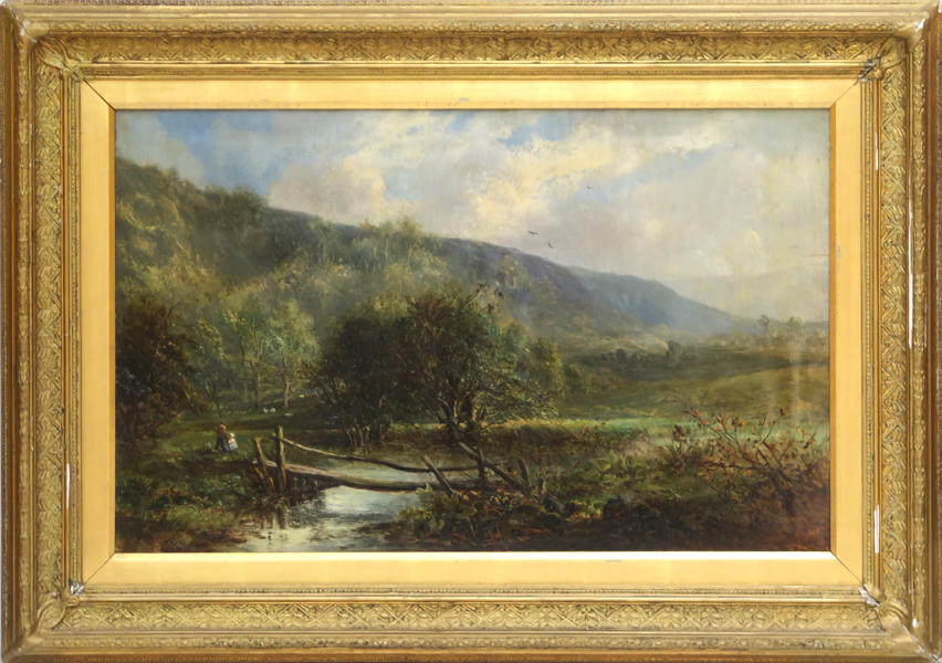 Thurle, Philip, 1800-talets 2 hälft,  olja, pastoralt landskap med staffagepersoner, _20793a_lg.jpeg