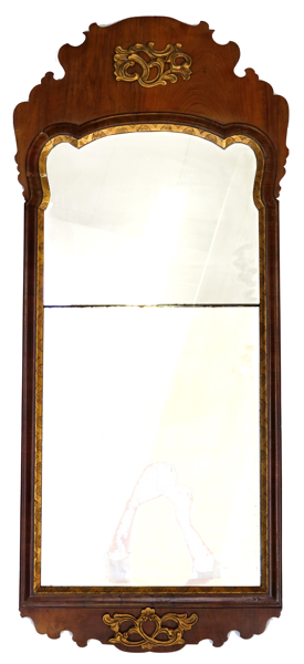 Spegel, valnöt och förgyllt pastellage, högklassigt Göteborgsarbete, 1700-talets mitt, stämplat Busch & Echtler (Sebastian B & Jacob E verksamma 1747-1752) samt med Göteborgs hallstämpel, _21260a_8da7c444355ab73_lg.jpeg
