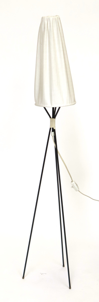 Okänd designer, 1950-60-tal, golvlampa, svartlackerad metall med vit textilskärm, _21462a_8da81ea1838b3e4_lg.jpeg